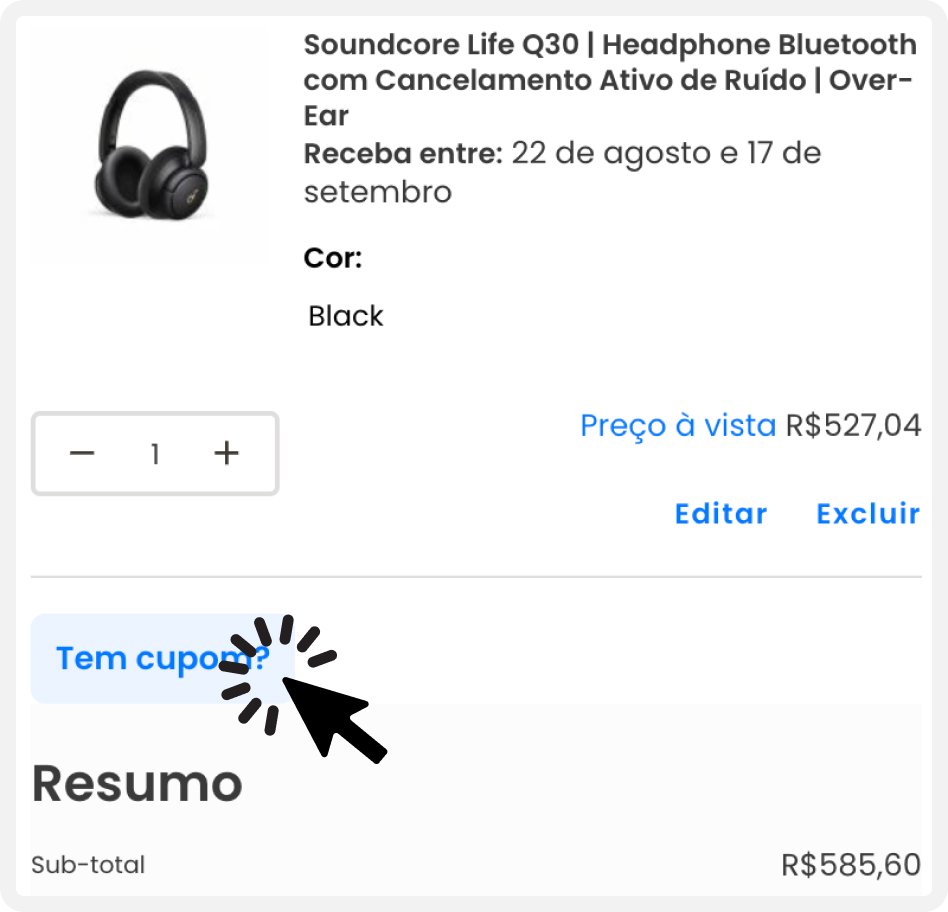 Segundo passo para Cupom OctoShop